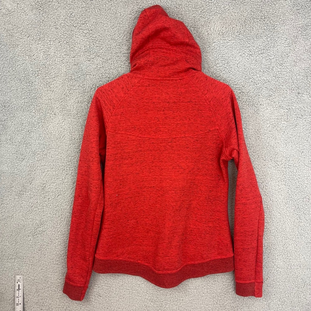 Nike Tech Fleece Hoodie Kids size Medium Red Full Zip Heathered Athletic Jacket - Picture 5 of 7